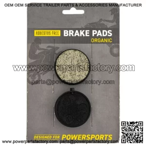 Brake Pad Set for Yamaha Exciter II LE Venture GT Phazer SR540 Center Organic (For: Yamaha)