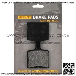 Brake Pad Set Yamaha Sidewinder LTX MTX RTX SR Viper Rear Semi-Metallic (For: Yamaha)