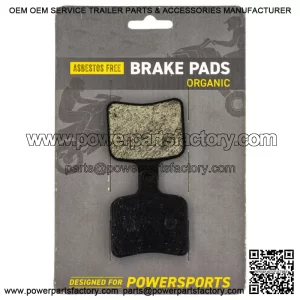 Brake Pad Set for Polaris RMK 800 Pro 600 Assault SKS 850 2206462 Rear Organic (For: Polaris)