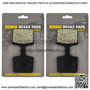 Brake Pad Set for Polaris Indy 600 RMK Switchback 800 Rear Organic 2 Pack (For: Polaris)