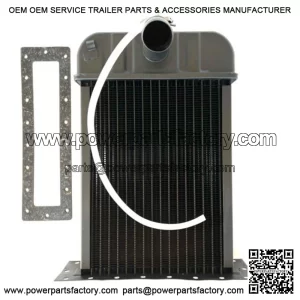 351878R92 Radiator For International Case Cub Lo boy With Cap & Gasket 4 ROW