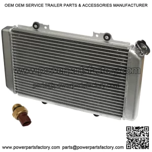 Radiator for Yamaha Grizzly 660 YFM660F 2002 2003 2004 With Heat Sensor