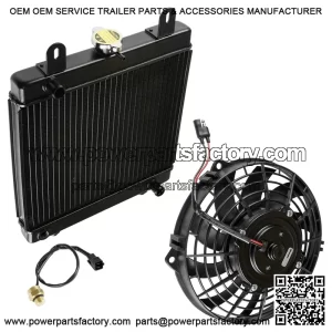 Polaris Scrambler 500 2X4/4X4 2001-2003 Radiator & Cooling Fan