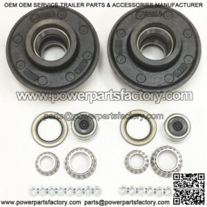 2 Trailer Idler Hub Kits 8 on 6.5 8x6.5 for 7000 lbs Axle - 22020K