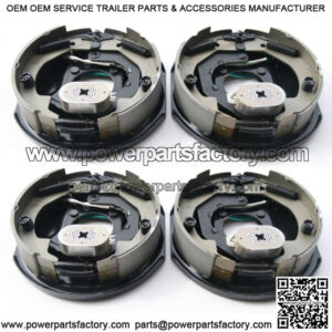 2 Pairs New 10" x 2-1/4" electric trailer brake assembly 3,500 lbs axle -21003