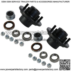 2 PCS For 3500 lbs Axle - 22017K Trailer Idler Hub Kits 5 on 4.5