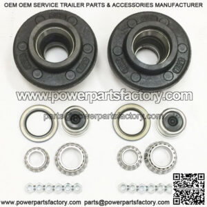 2 Trailer Idler Hub Kits 6 on 5.5 for 5200 6000 lbs Axle - 22019K