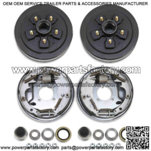 Trailer Hub Drum Kit 5 on 4.5" B.C Hydraulic Marine Brakes for 3500lb Axle