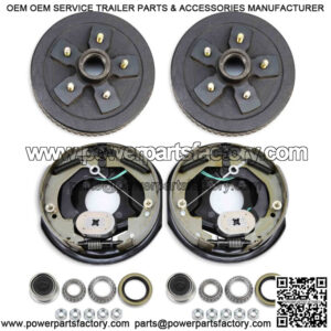Trailer Hub Drum Kits 5 on 5" B.C. Electric Brakes for 3500 Lbs Axle