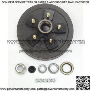One 10" X 2-1/4" Trailer Brake Hub Drum Kit 5 on 5 for 3500 lbs axle - 22002K