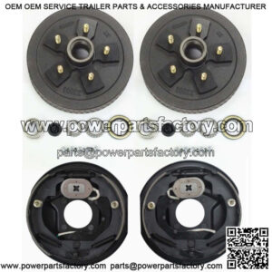 Trailer 5 on 5 Hub Drum Kits with 10"X2-1/4" Electric brakes for 3500 lbs axle