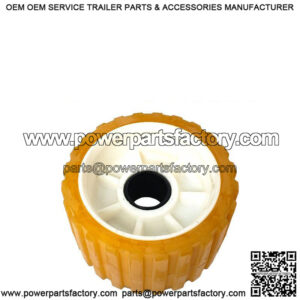 5" x 3" Yellow Wobble Roller, 1-1/8" I.D.