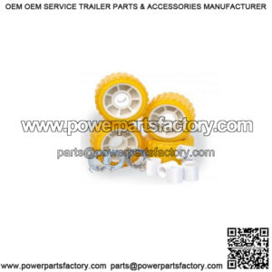 5" PVC Molded Wobble Roller (4-pack)