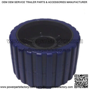 5" x 3" Blue TPR Wobble Roller