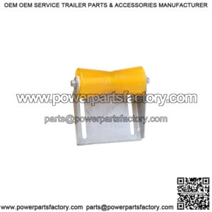 10" V-Keel Amber Roller Bracket Assembly