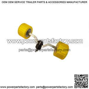 Dual-Wheel Trailer Roller Assembly