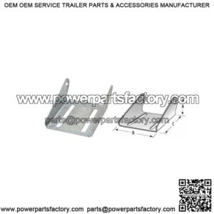 Galvanized Panel Bracket for 8" Trailer Roller