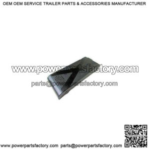 12" Plastic Bunk Cover End Cap 2" x 6" (Black)