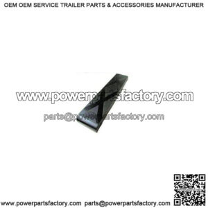 24" Plastic Bunk Cover End Cap 2" x 6" (Black)