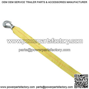 2" x 25' Heavy Duty Winch Strap with Loop End