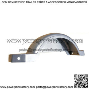 LH Silver Plastic Fender for 14" Tires, Bullet