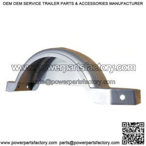 RH Silver Plastic Fender for 14" Tires, Bullet