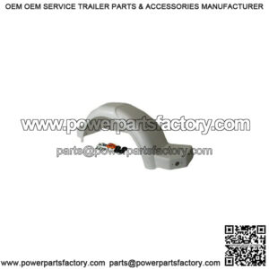 RH White Plastic Fender Kit for 14" Tires