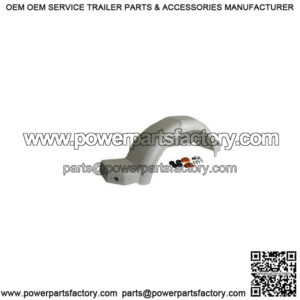 White Plastic Fender Kit w/Lights for 14" Tires