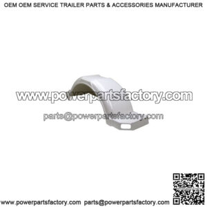 RH White Plastic Fender 14"/15" Tires w/Cutout