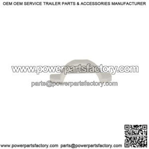 White Plastic Single Axle Fender, 14/15"