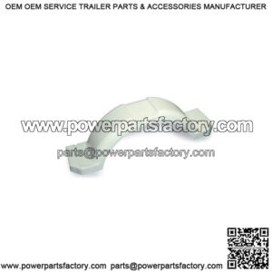 White Plastic Fender for 14" or 15" Wheels