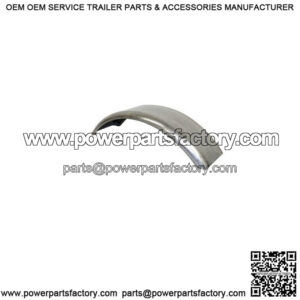 12" Trailer Tire Fender, Galvanized Steel