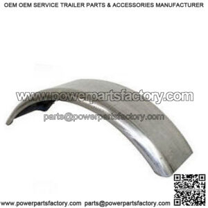 12/13" Trailer Tire Fender, Galvanized Steel