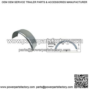 Steel Fender Flat Back, 13" Wheels