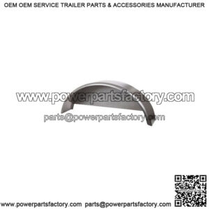 Steel Single Axle Fender with Back, 15"