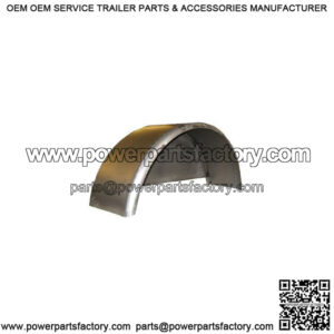 16" Steel Trailer Fender, Welded Backer