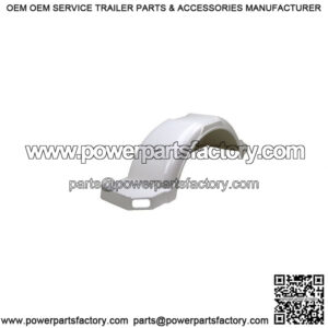 LH White Plastic Fender 12"/13" Tires w/Cutout