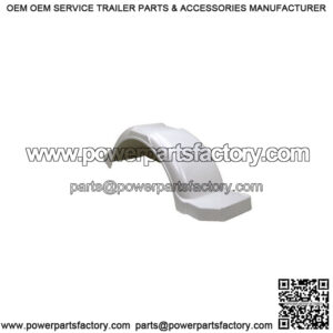 White Plastic Fender 12"/13" Tires NO Cutout