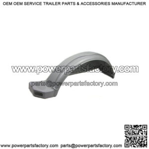 LF/RR Gray Plastic Fender for 13" Tires, w/Cutout