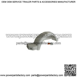 LH White Plastic Fender Kit w/Light for 13" Tires