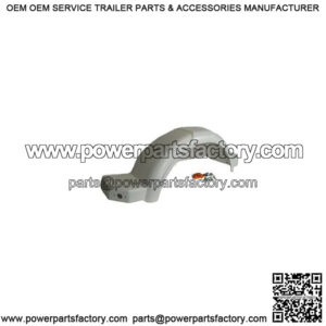 White Plastic Fender Kit w/Lights for 13" Tires