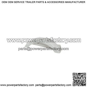 White Plastic Single Axle Fender, 12/13"