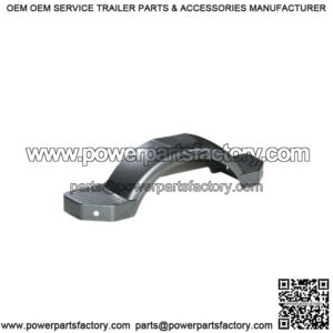 Gray Plastic Fender LH for 12" Wheels, Round Cutout