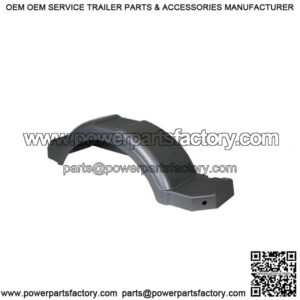 Gray Plastic Fender RH for 12"/13" Wheels, Round Cutout