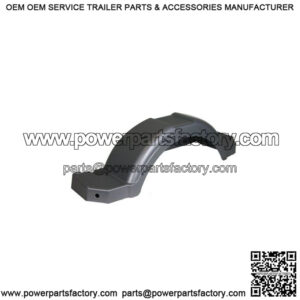 Gray Plastic Fender LH for 12"/13" Wheels, Round Cutout