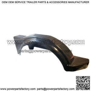 Black Plastic Mod Fender LR/RF for 13" Wheels, No Cutout