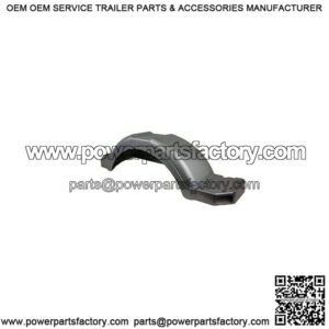 Gray Plastic Fender RH for 12"/13" Wheels, with Cutout