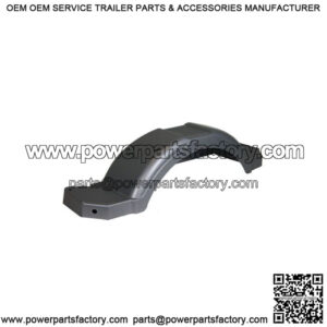 Gray Plastic Fender for 13"/14" Wheels, Round Cutouts