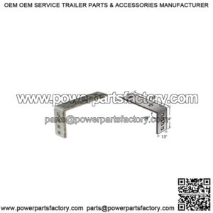 Galvanized Flush Mount Plastic Fender Bracket, 8" - 12"