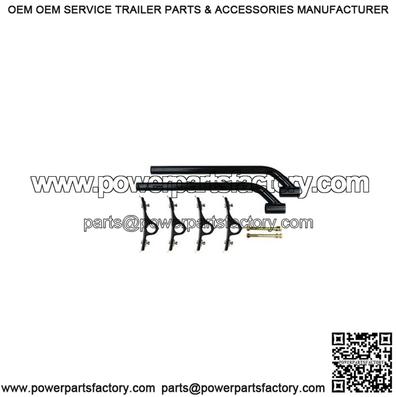 19.5"-24.5" Fender Mounting Kit, Black Powder Coated